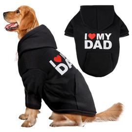 Dog Sweaters Hoodies for Large Dogs Security Ultra-Soft Fleece Dog Sweatshirt Cold Weather Winter Pet Winter Clothes with Pocket for Small Medium Large Dogs Cats