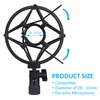 SUNMON Microphone Shock Mount for Diameter 28mm-31mm Microphone to Reduces