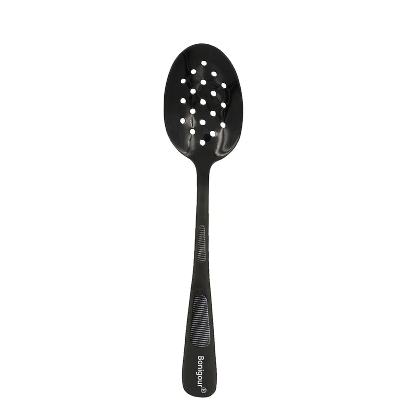 Bonigour 7 7/8" Perforated Bowl,18-8 Stainless Steel Culinary Plating Spoon
