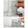 Double Sided Multi Function String Action Ruler Gauge Tool Both
