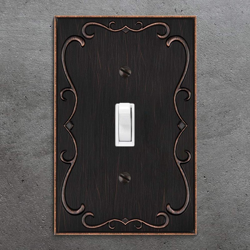 French Cabriole Decorative Wall Plate Switch Plate Outlet Cover (Single