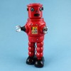 Superfreak Robot - Mechanical Roby Robot - Red - Tin