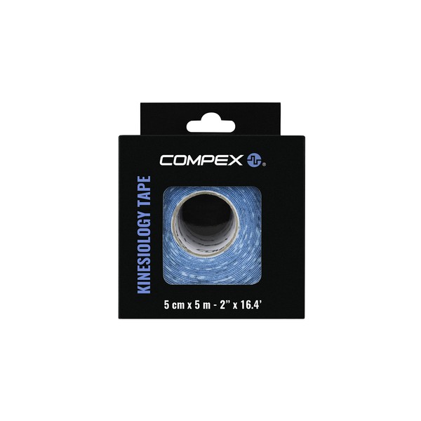 COMPEX Kinesiology Tape Elastic Adult Unisex Blue One Size