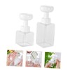Baluue 2Pcs Refillable Foaming Soap Dispenser Pump Bottles for Kitchen