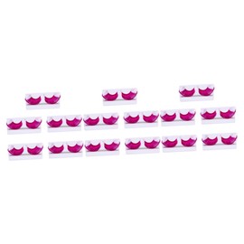 FOMIYES 3sets Artificial Long Eyelashes by Handmade Comfortable Fit Ideal for Dance Masquerade 5pairs*3