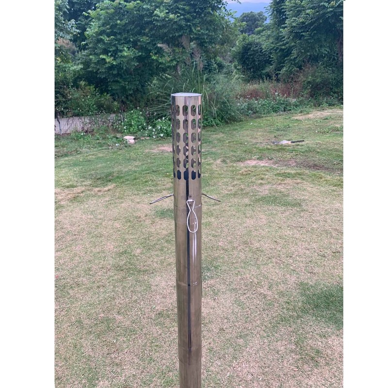 SoloWilder Stove Pipe Spark Arrester Stainless Steel Chimney Tube Stove