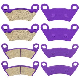 ECCPP Brake Pads Fit for 2008-2014 for Polaris Ranger, 2010-2014 for Polaris RZR, FA354 FA452 Front and Rear Replacement Brake Pads Kits