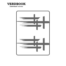 VERDBOOK Waterproof Temporary Tattoos: 2-Sheet Tattoo Kit with Realistic Body Stickers, Semi-Permanent Tattoos for Adults Lasting 7-15 Days – Safe for Men & Women, Sacred Silence