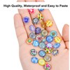Litensh Pack of 200 Mixed Colour Glass Stones, 12 mm