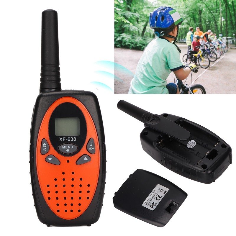 2pcs Wireless Walkie Talkie Hand Held 0.5W 3km Long Range