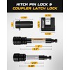 RETRUE Keyed Alike Trailer Lock Set Tow & Store Lock