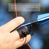 Prespollw Leather Archery Finger Tab – Double Layer Right-Hand Grip