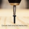 450 Pieces Self-Tapping Screws Set M3 Countersunk Flat Head Screw