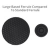 19mm 3/4" Large Based Self-Standing Rubber Foot Tip Ferrule for