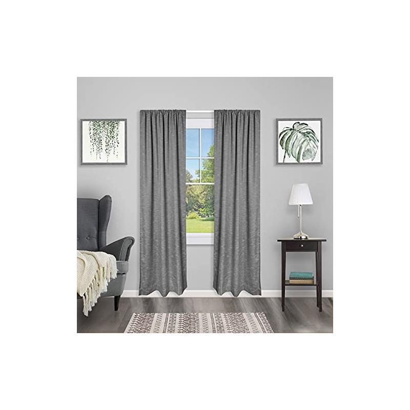 Interior Living 28-48 in. Superior Hold Premium Curtain Rod, 2-Pack,