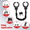 TOKCKYBL Heavy Duty Electric Scooter Lock with Scooter Bag -