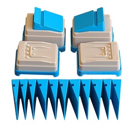 Wedgek 11°-23° and 24°-43° Combined, X-Large Angle Guides for Sharpening on Stone, Model LR5 by AngleGuide