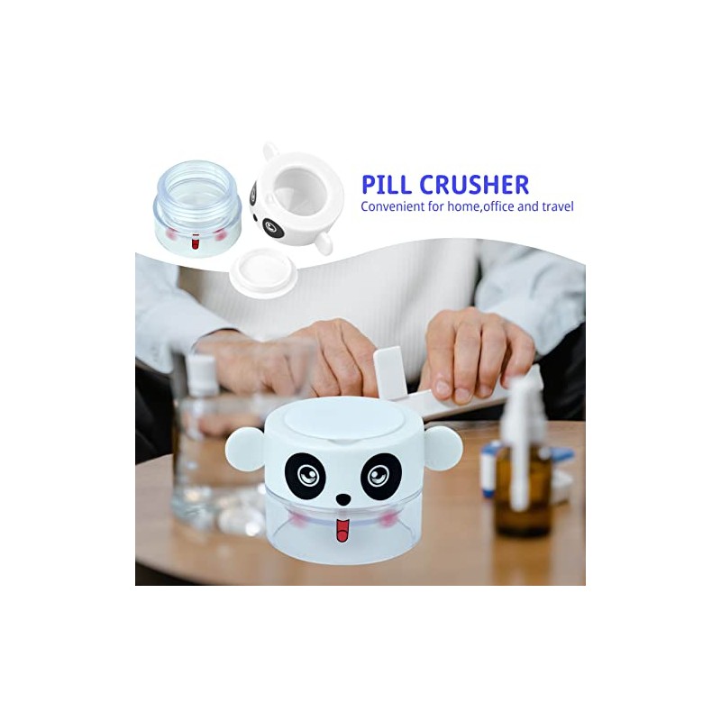 MELTU 1 Pack Pill Crusher and Grinder, Professional Pill Pulverizer,