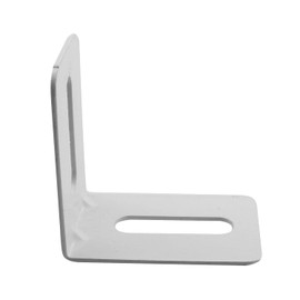 JCBIZ 10pcs 60x60mm Adjustable Right Angle Brackets L-Shape Corner Brace Support 90 Degree, White