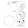 Ideen mit Herz LED Light Wreath, White, Diameter 23 cm,