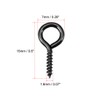 sourcing map 0.07"x0.6" Screw Eye Hooks Self Tapping Screws Screw-in
