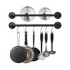 Bailoo Industrial Pipe Pot Pan Rack 21" (2 Pack), Wall