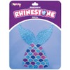 iscream Sparkly Rhinestone Mermazing Mermaid Tail 6" Vinyl Cling Decal