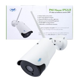 PNI House IP52LR 2MP 1080P Wireless Video Surveillance Camera with MicroSD Slot Night Mode