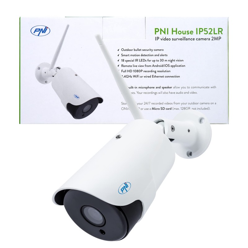 PNI House IP52LR 2MP 1080P Wireless Video Surveillance Camera with