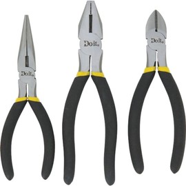 303763 3Piece Pliers Set, Black