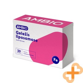 AMBIO Suplemento Alimenticio Hierro Liposomal 30 Cápsulas Apoyo para la Salud del Corazón