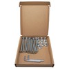 SKIR'CO (10 pcs) Zinc Plated Steel Joint Connector Bolts M6