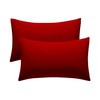 Red Pillow Cases 2 Pack Hotel Quality Microfiber Pillowcases Covers