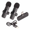 Wireless Lavalier Microphone Mini Plug and Play Live Stream Recording