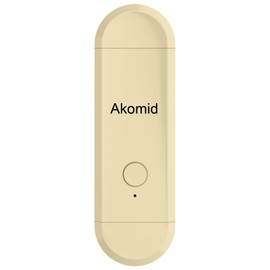 Akomid Book Light, USB Rechargeable Clip on Reading Light, Eye-Cared Amber Light Mode Book Light for Reading in Bed Kids, 8 LEDs Bookmark Portable, Stepless Dimming, Khaki