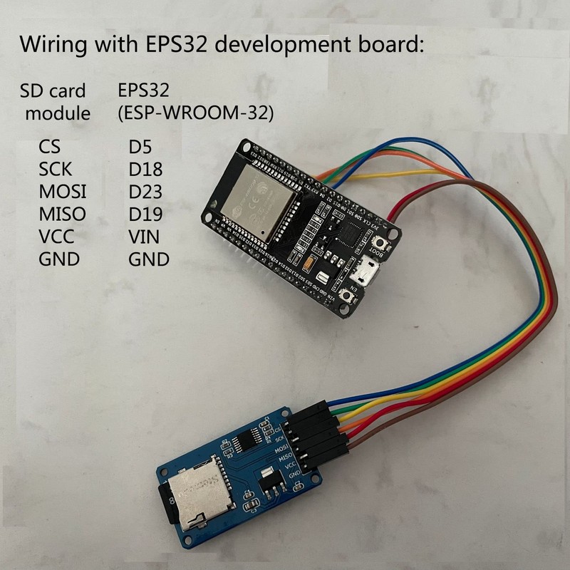 Wishiot 5pcs SD Card Module Mini TF Card Reader Sensor
