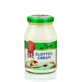 GREAT BRITISH TRADING LIMITED Devon Cream Company THREE x 170g Jar English Clotted Cream with - Long Shelf Life Perfect for Scones and With Fruit from GREAT BRITISH TRADING LIMITED