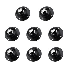 LePvo 1 Inch Small Caster Wheels For Furniture, Self Adhesive Caster Wheels, 360° Swivel Wheels, 28 LBS Load Capacity Per Wheel, Low Profile Wheels for Small Appliance Storage Box lightweight (8 Pack)