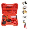 Beduan 16pcs Brake Bleeder Kit Hand Held Vacuum Pump Tester