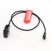 DRRI Micro-USB Right Angle to Dtap Motor Power Cable for