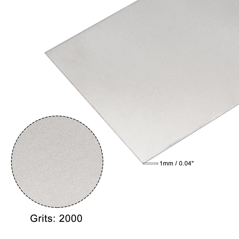 sourcing map Diamond Whetstone Sharpening Stone, 170mm x 75mm 2000