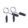 BIUDECO 5Pcs Spring Clamp Collars for Weightlifting Barbell Clip for