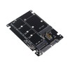HALJIA M.2 NGFF mSATA SSD to SATA 3 Converter Adapter