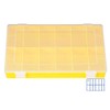 huenersdorff 611800 Assortment Box PP-Classic, 12 compartments, Yellow