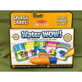 Melissa & Doug On The Go Water Wow! Splash Cards w/Refillable Water Pen