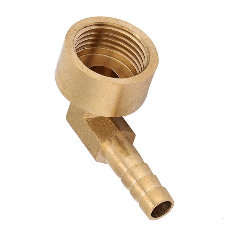 90 Degree Elbow Brass Hose Connector Hose Nozzle Coupling Barb