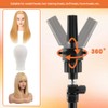 Wig Head Stand, Adjustable Wigs Stand Tripod for Cosmetology Hairdressing