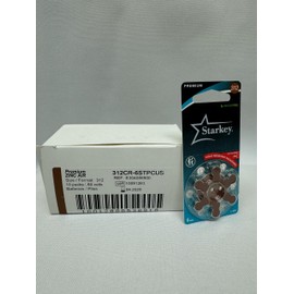 Starkey Size 312 Premium Hearing Aid Batteries - 60 Pack