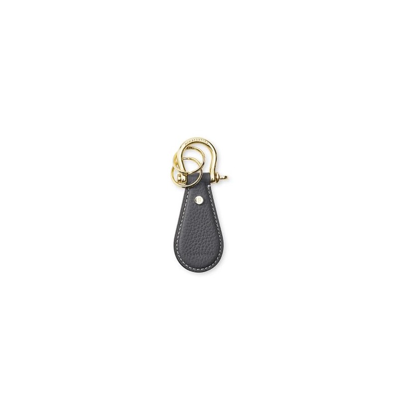 Bonaventura Shackle Key Chain, charcoal gray