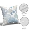 Sweetshow Nautical Coastal Throw Pillow Covers 12x12 Inch Summer Ocean